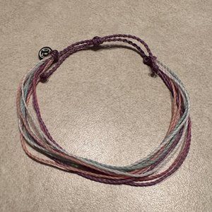 Pink, Blue, White, and Purple Pura Vida Bracelet